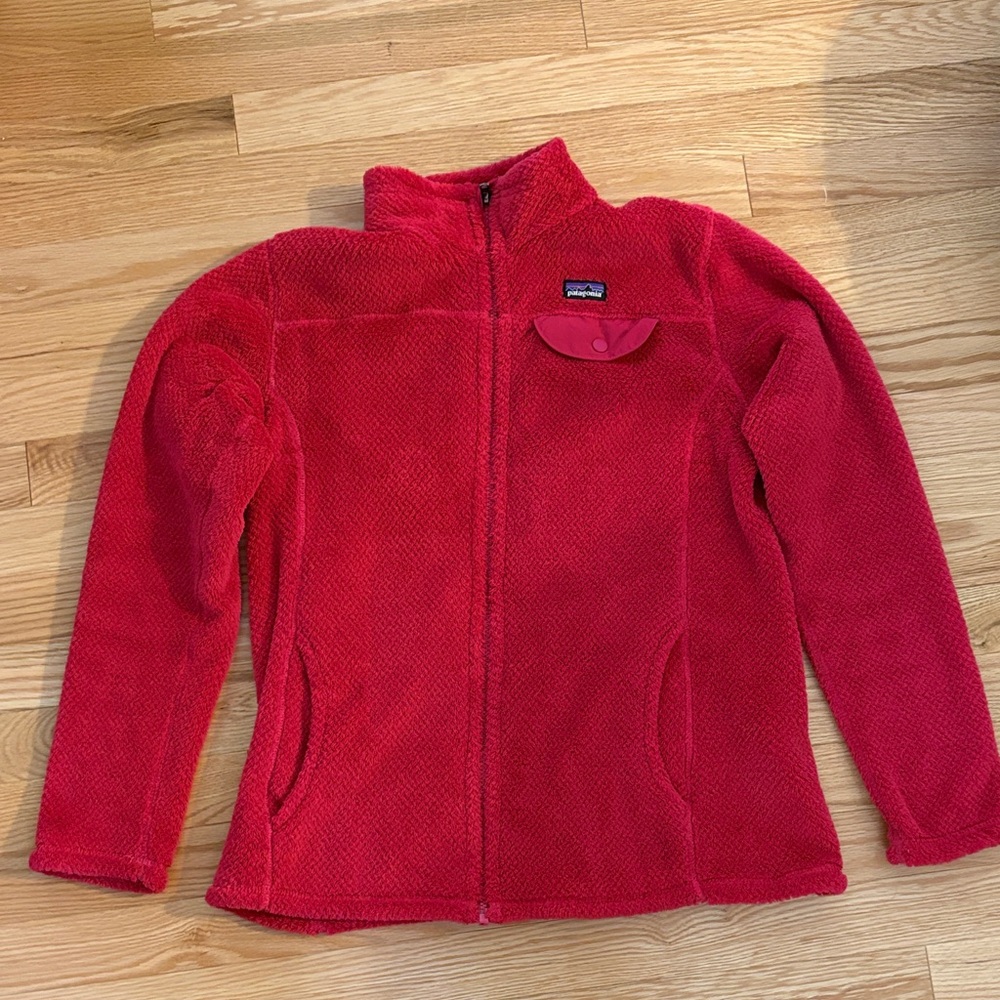 Patagonia Vibrant Red Full-Zip Fleece